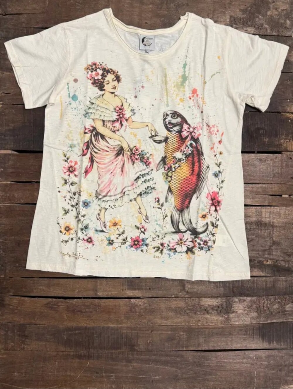 #1964 Jaded Gypsy Moon Dance Tee - Whimsical Waltz